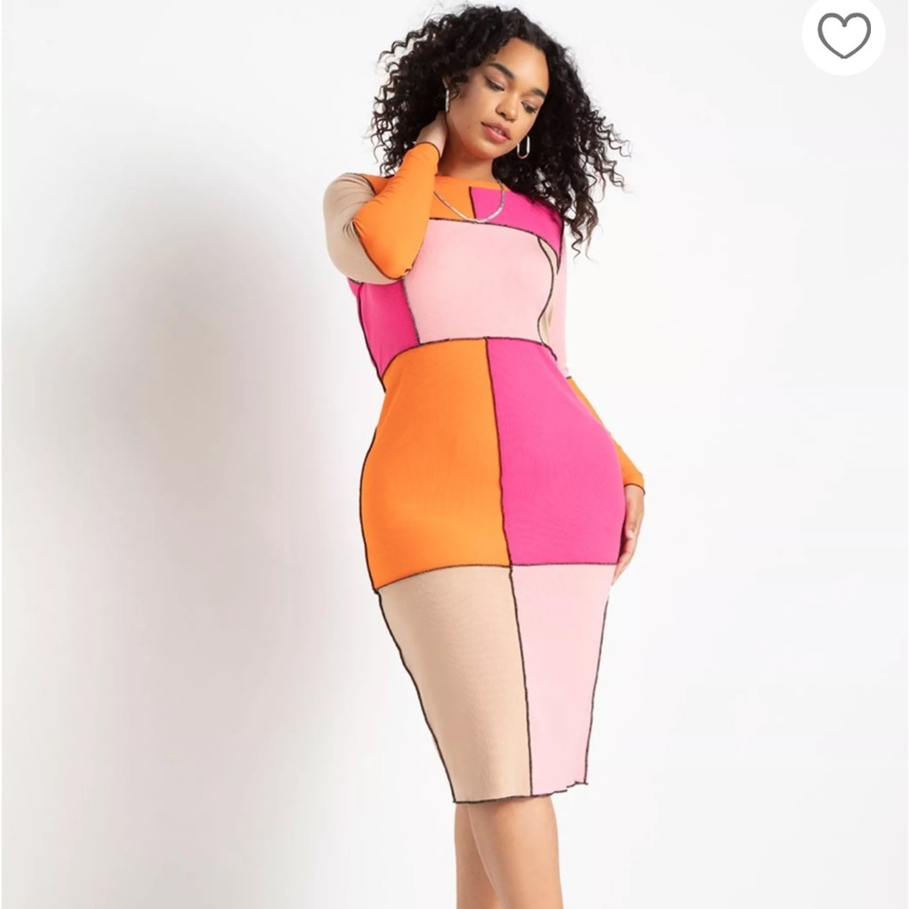 Eloquii Patchwork Dress